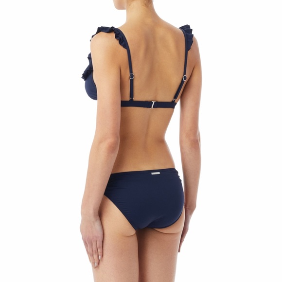 NEW MICHAEL Michael Kors Dark Gray Swimsuit Bikini - Picture 2 of 14